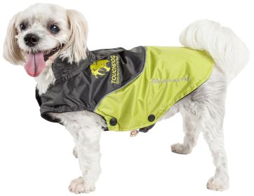 Touchdog Subzero-Storm Waterproof 3M Reflective Dog Coat w/ Blackshark technology (Color (TD): Yellow, Size (TD): Medium)