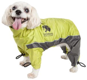 Touchdog Quantum-Ice Full-Bodied Adjustable and 3M Reflective Dog Jacket w/ Blackshark Technology (Color (TD): Yellow, Size (TD): Medium)