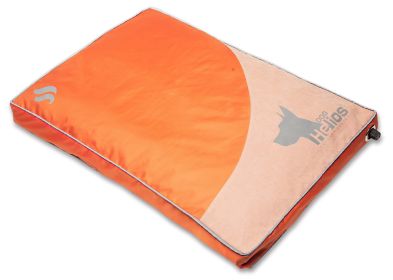 Dog Helios Aero-Inflatable Outdoor Camping Travel Waterproof Pet Dog Bed Mat (Color: Orange, Size: small)